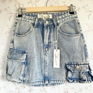 NWT Vintage Havana Denim Skirt Size Small